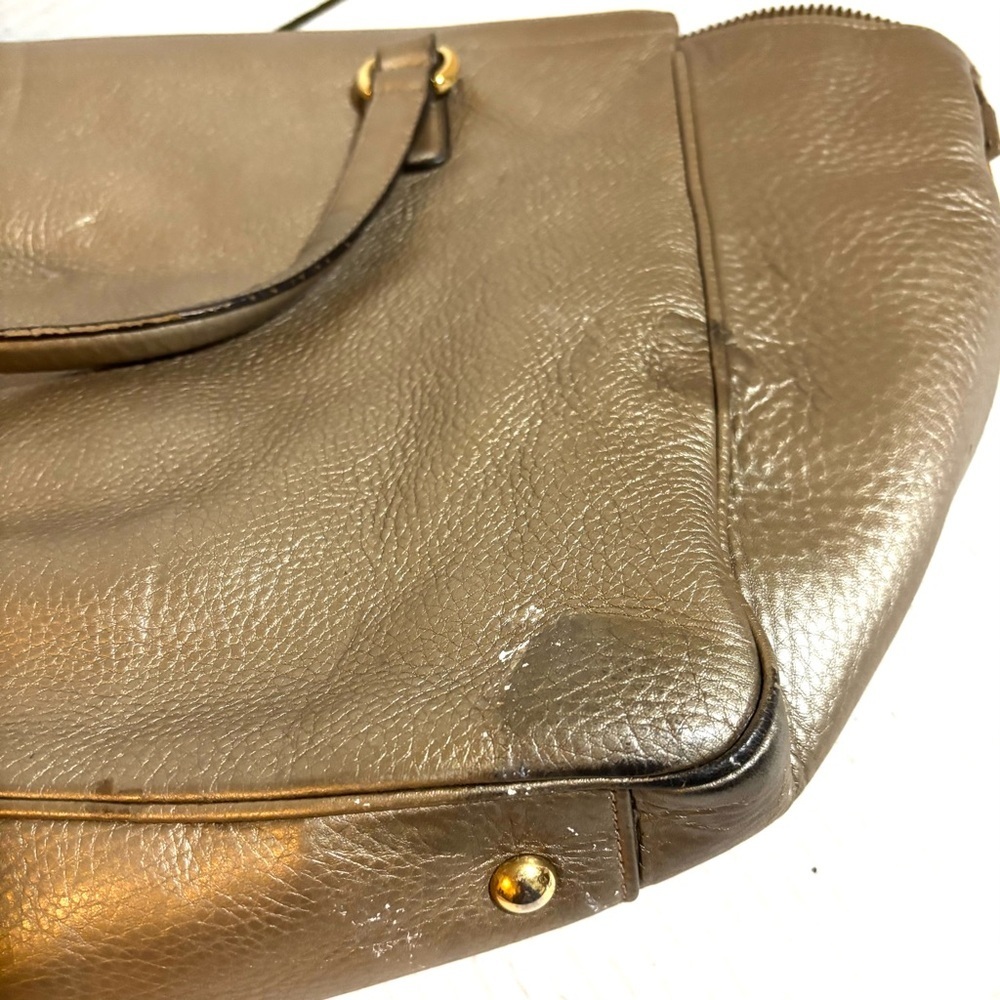 Gucci tan / Gold Leather Women's tote Bag - Picture 14 of 14